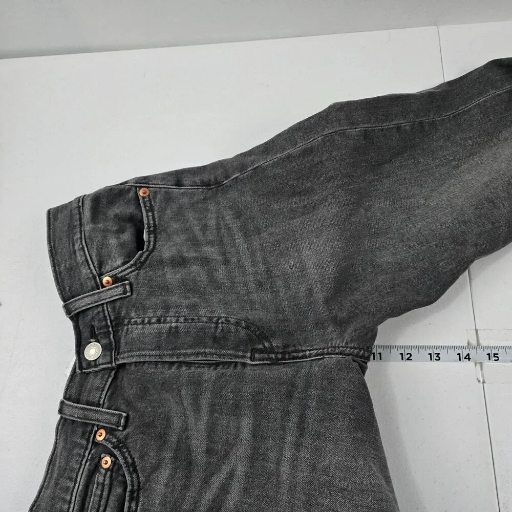 Levi's Wedgie Skinny Jeans Women's 27 Gray‎ High Rise Stretch Denim 4337 - Picture 9 of 14